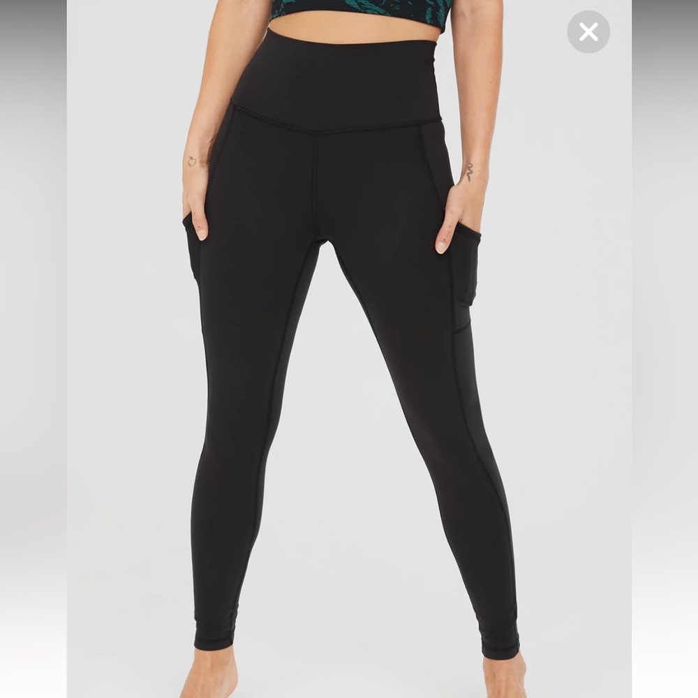 Aerie Black High-Waisted Leggings